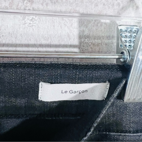 Frame Denim Le Garçon Straight Leg Cropped Jeans in Kerry Wash Size 25 - Picture 8 of 9